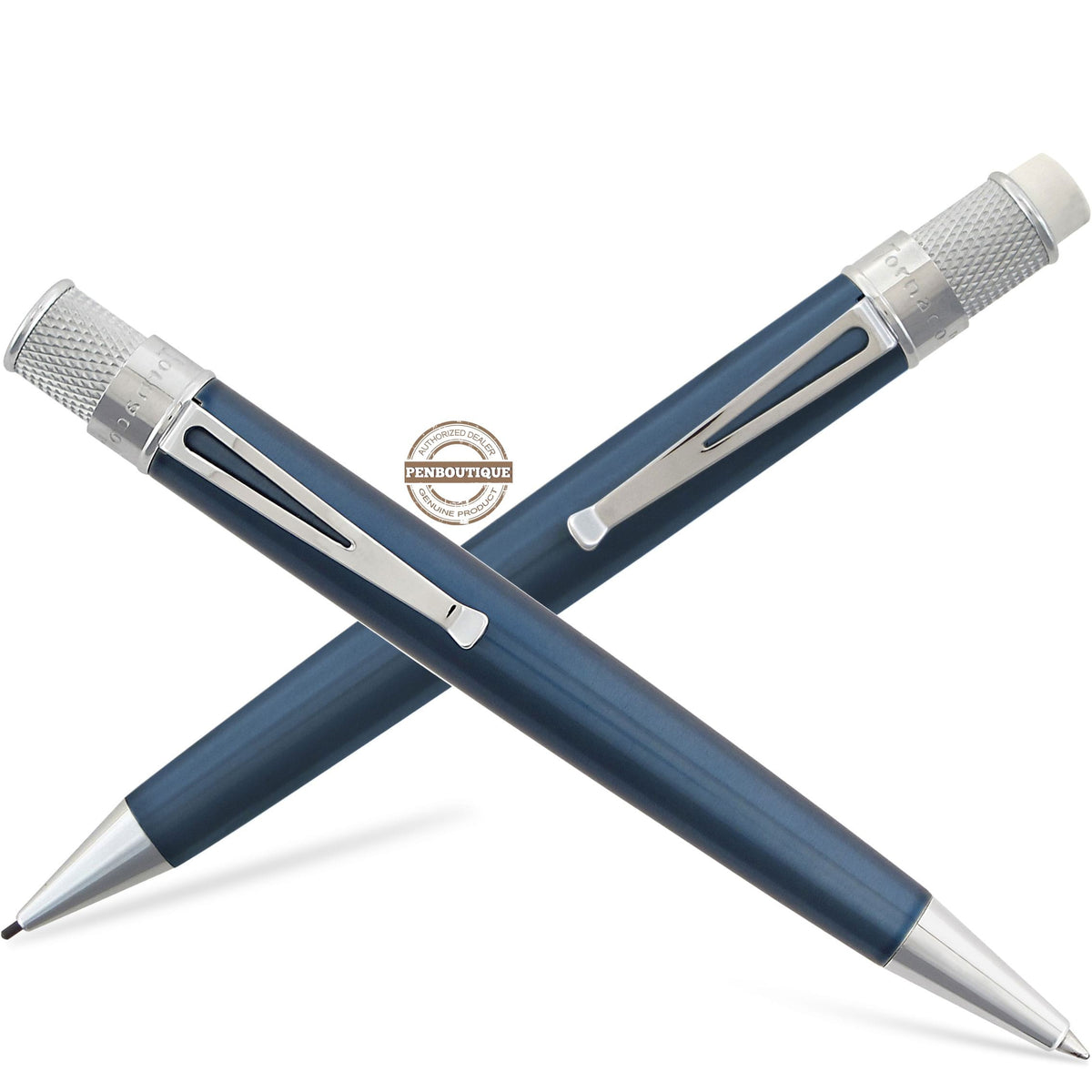 Retro 51 Tornado Classic Lacquer Ice Blue Set - Pen Boutique Ltd