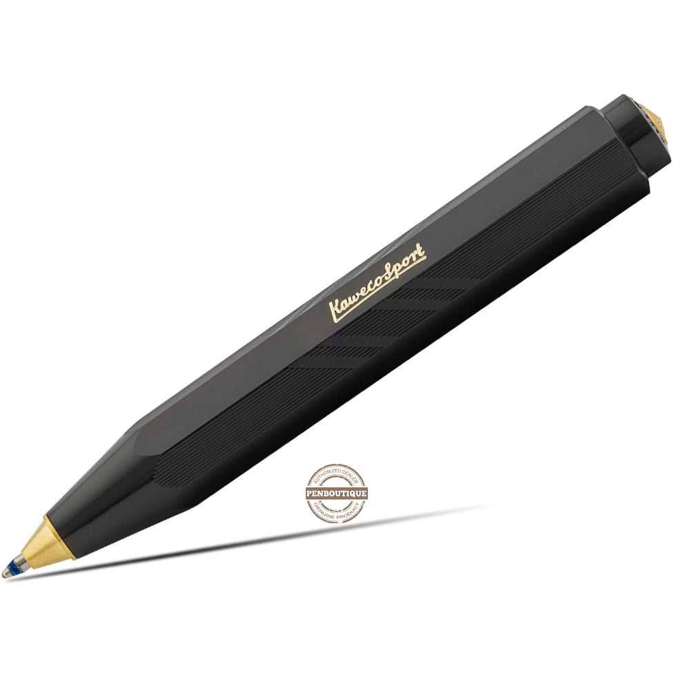 Kaweco Sport Guilloch Ballpoint Pen - 1935 Black - Pen Boutique Ltd