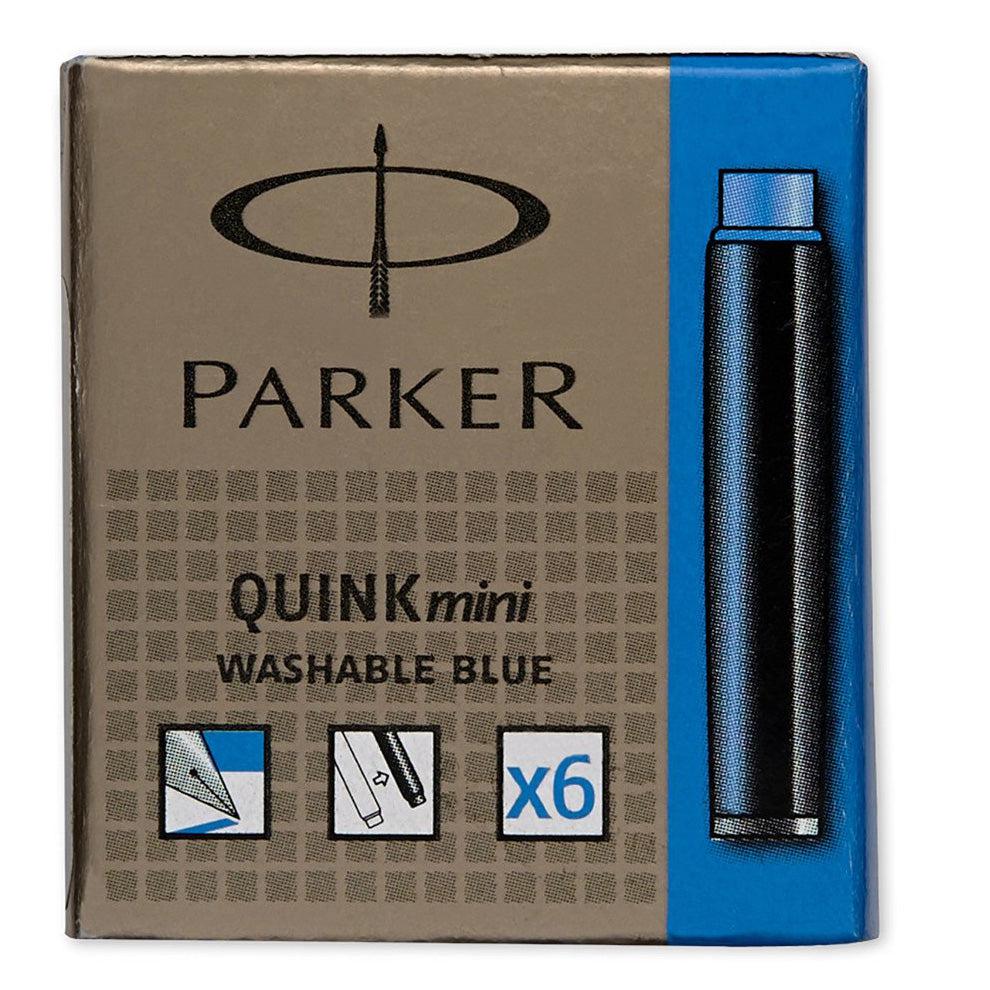 Parker Quink Blue Mini Cartridges - Pen Boutique Ltd