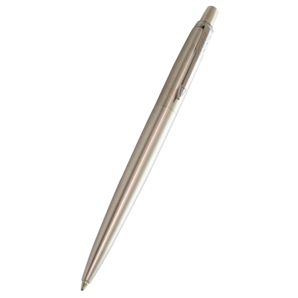 Parker Jotter Ballpoint Pen - Stainless Steel - Chrome Trim - Pen Boutique Ltd