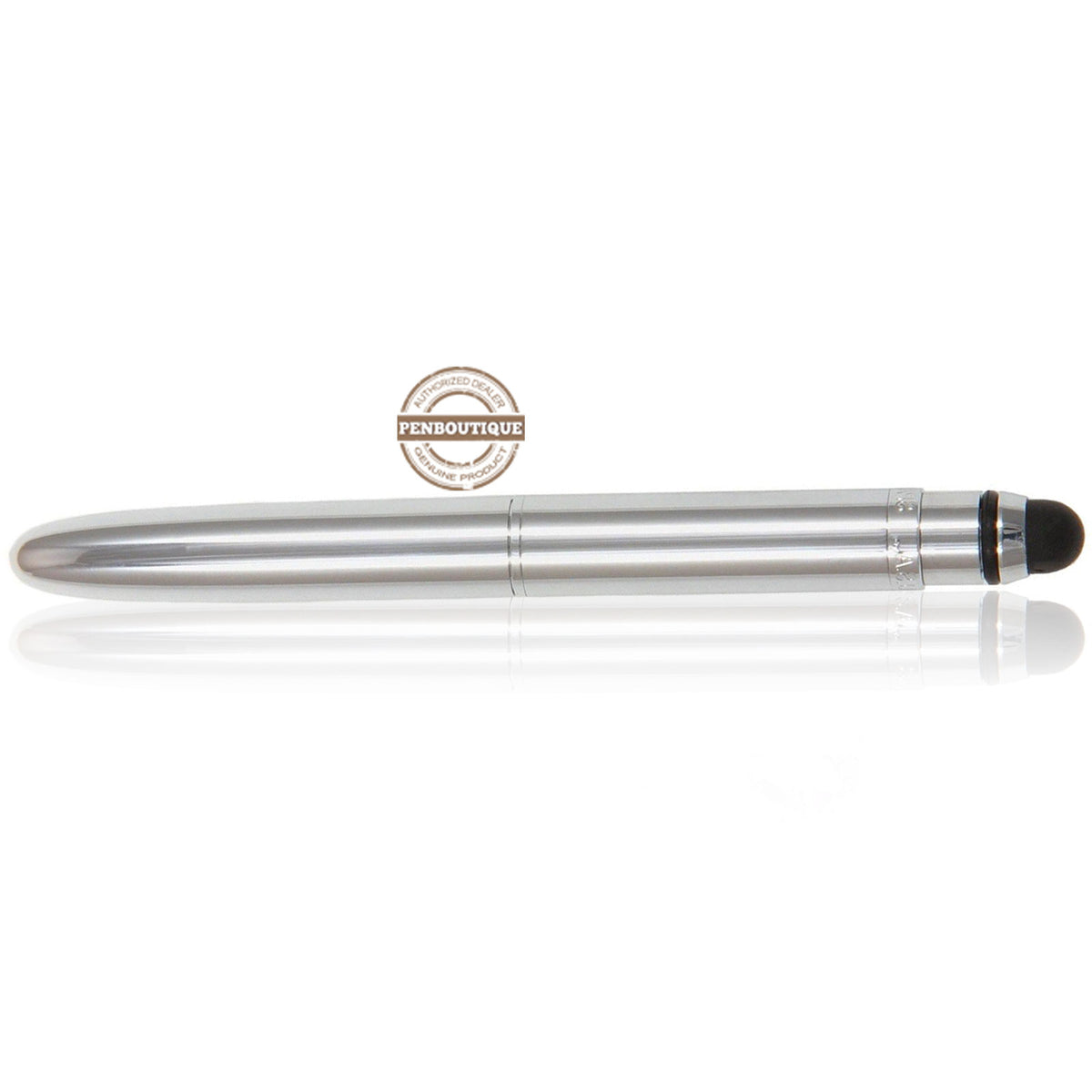 Fisher Chrome Bullet Grip with Stylus Space Pen - Pen Boutique Ltd