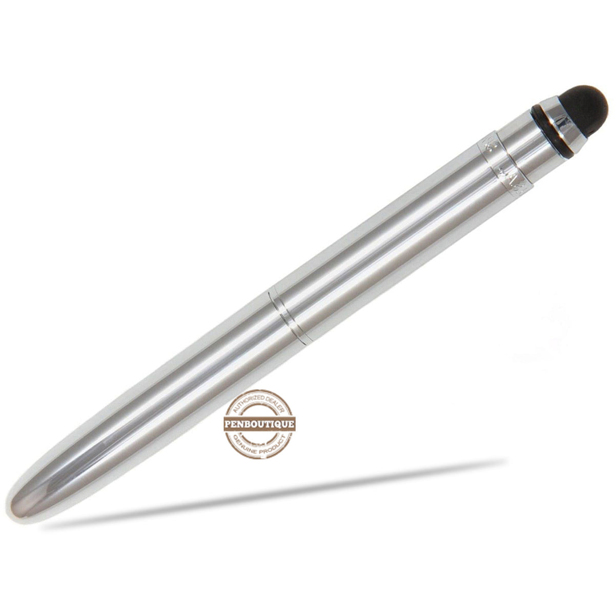 Fisher Chrome Bullet Grip with Stylus Space Pen - Pen Boutique Ltd