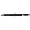 Diplomat Traveller Fountain Pen - Black Lacquer - Pen Boutique Ltd
