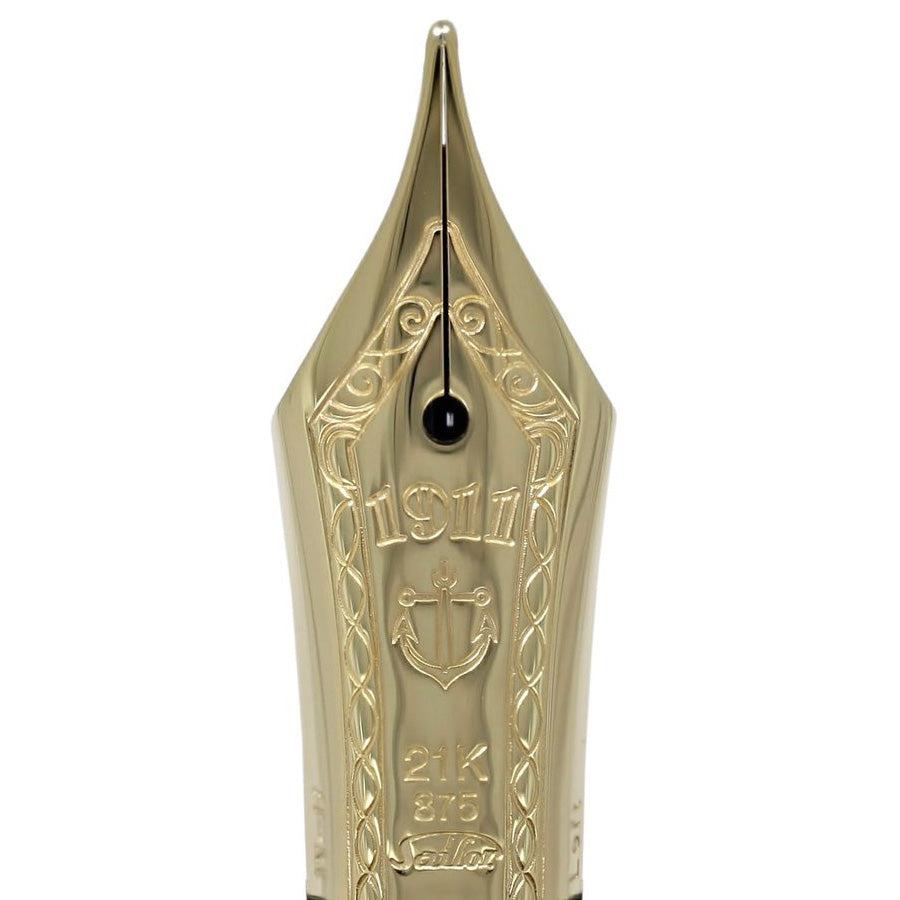 Sailor 1911L Black/Gold Lefty Fountain Pen - Pen Boutique Ltd