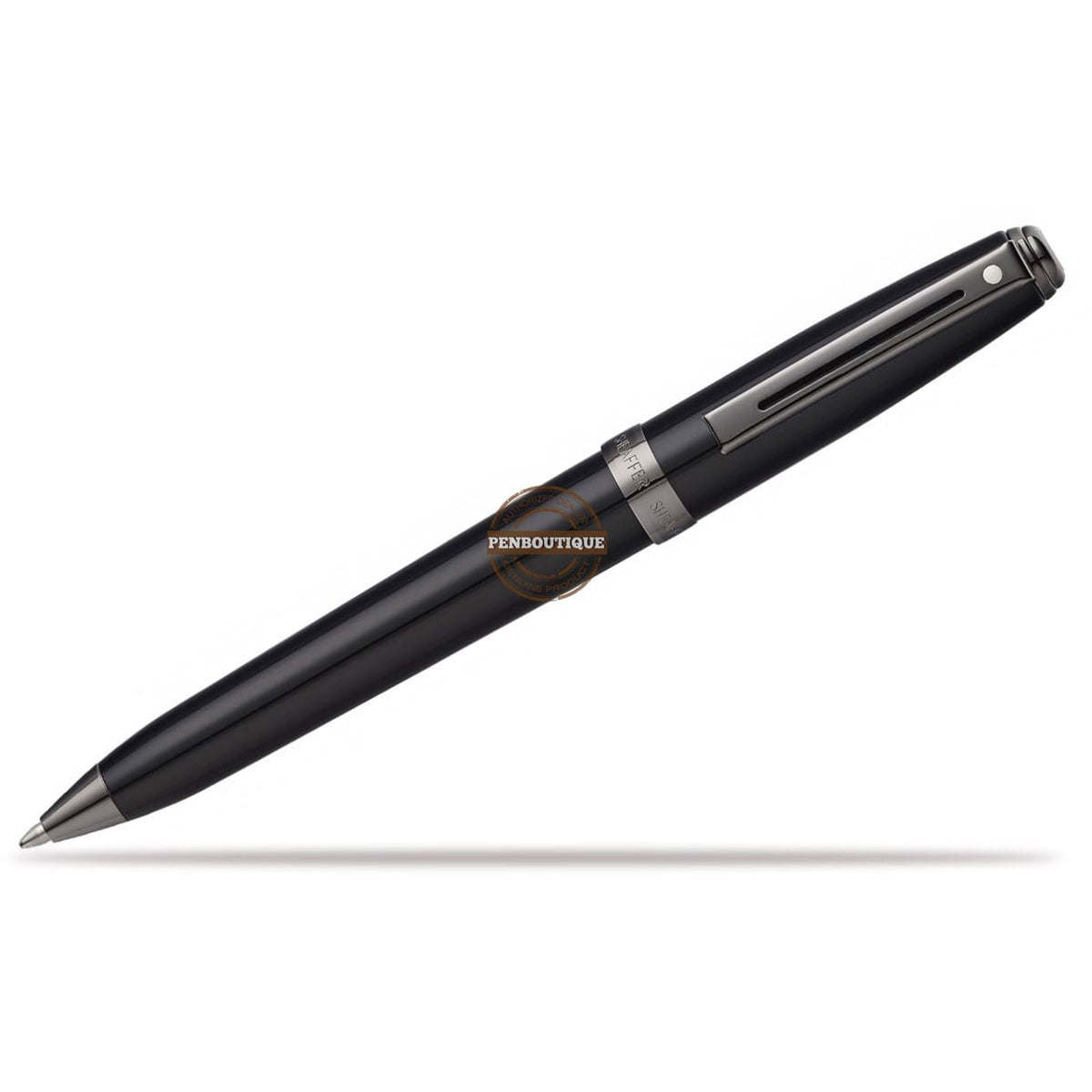 Sheaffer Prelude Gloss Black with Gunmetal Trim Ballpoint Pen - Pen Boutique Ltd
