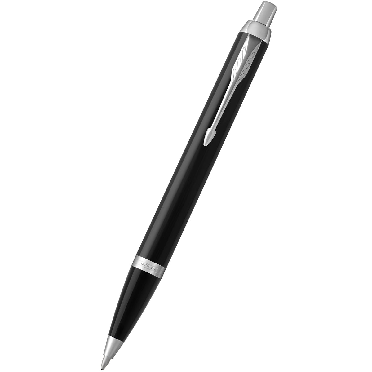 Parker IM Ballpoint Pen - Black - Chrome Trim - Pen Boutique Ltd
