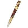 David Oscarson Koi Hard Enamel Ruby Red Fountain Pen - Pen Boutique Ltd