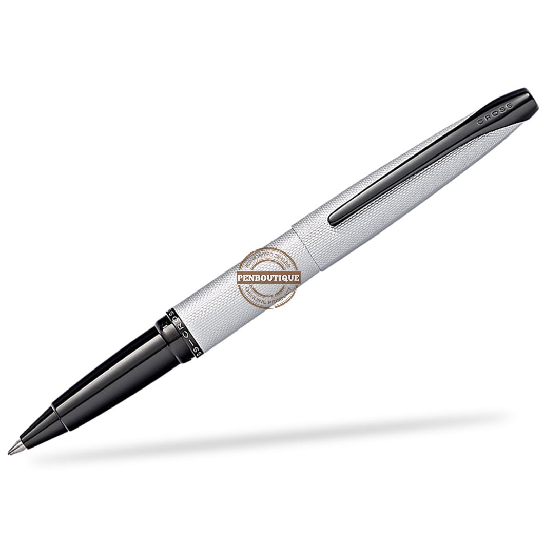 Cross ATX Selectip Rollerball Pen - Brushed Chrome - Pen Boutique Ltd