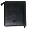 Yak Leather Premium Leather 12 Pen Case - Black - Pen Boutique Ltd