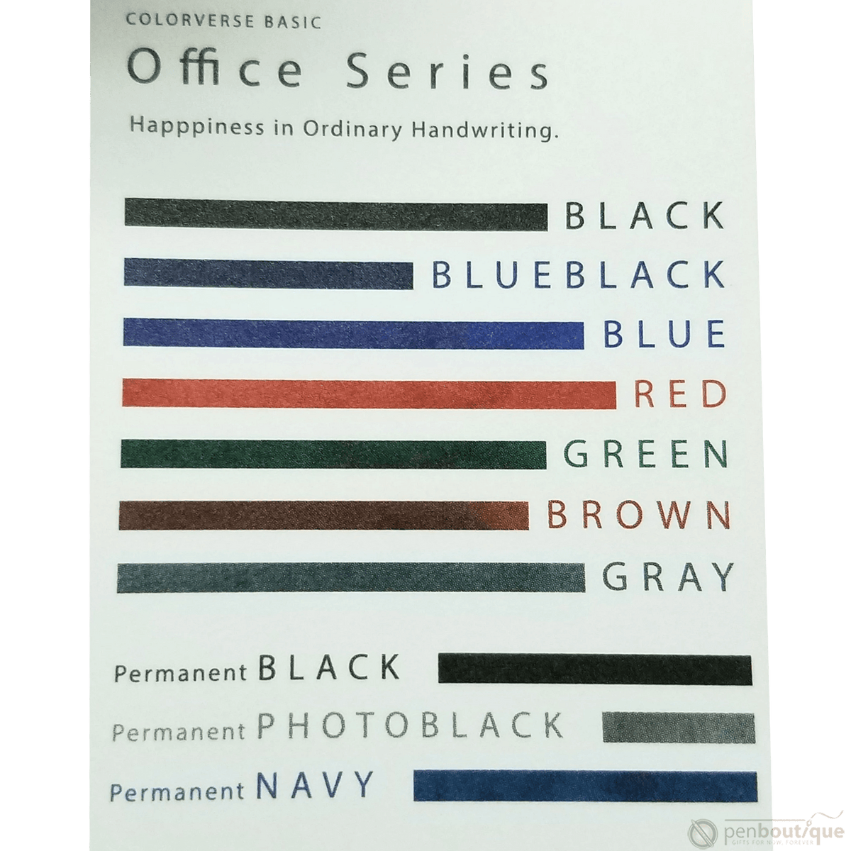 Colorverse Ink - Office Series - Blue - 30ml - Pen Boutique Ltd