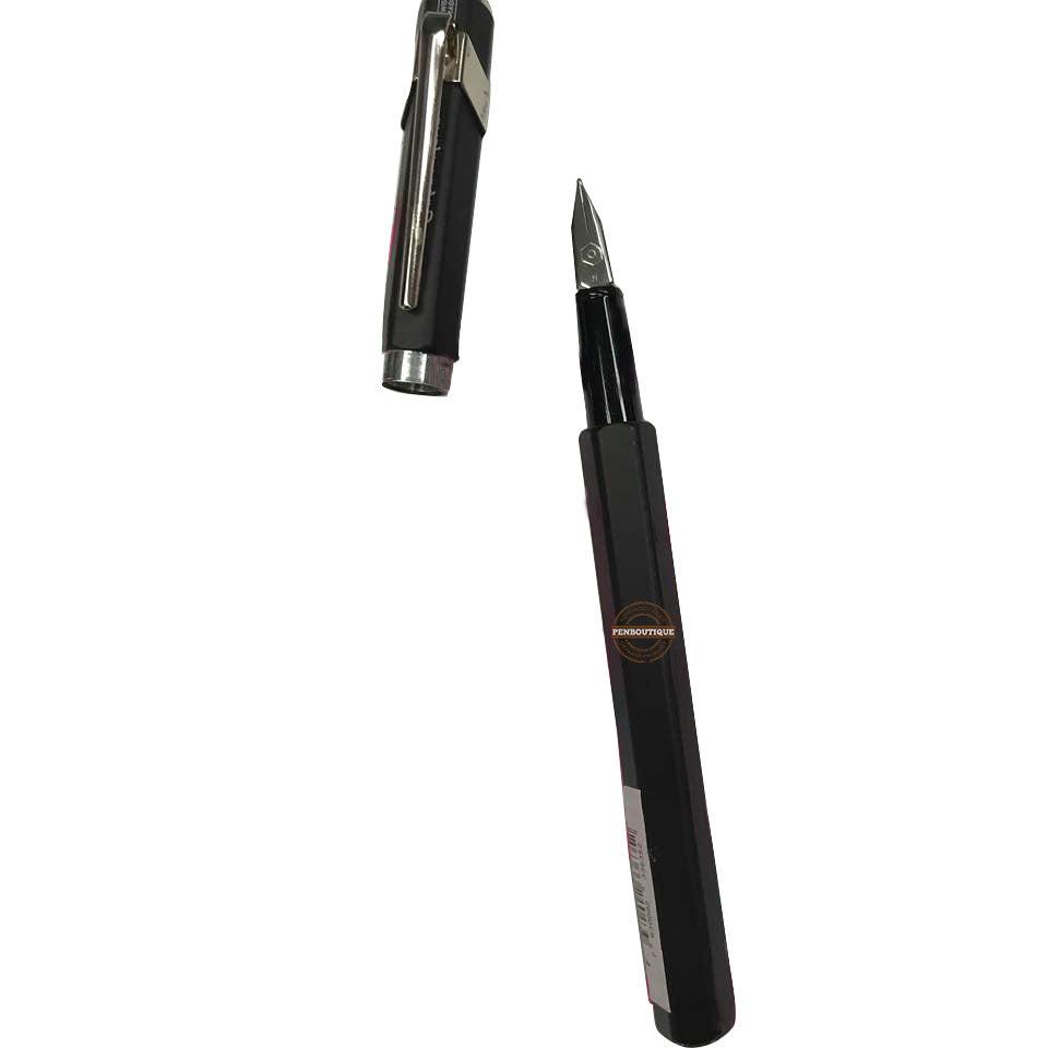 Caran D' Ache 849 Metal Fountain Pen - Black - Medium Nib - Pen Boutique Ltd