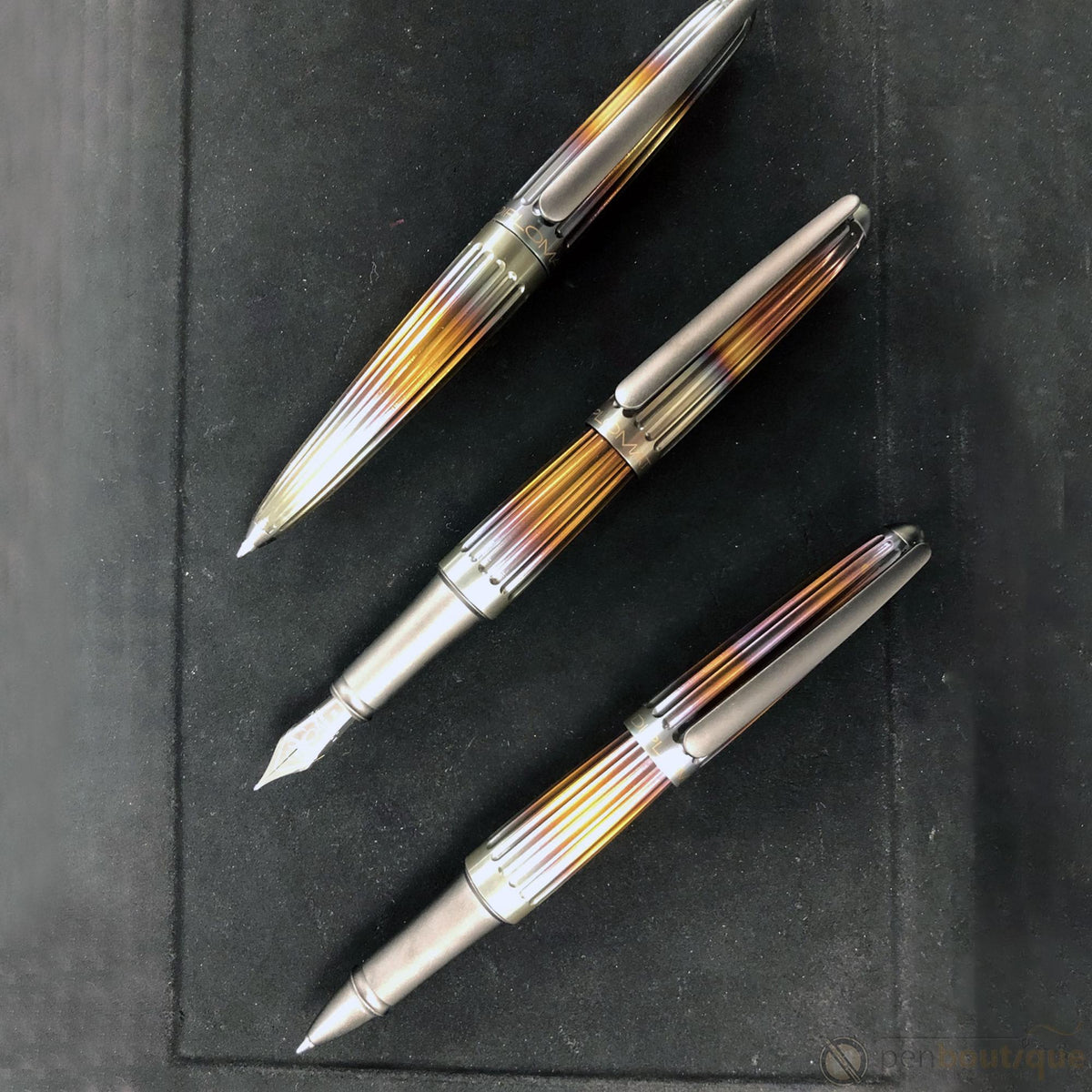 Diplomat Aero 14K Fountain Pen - Flame - Pen Boutique Ltd