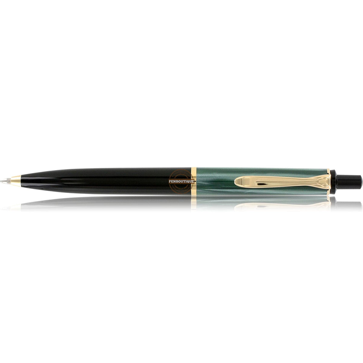 Pelikan Tradition Ballpoint Pen - K200 Green Marble - Pen Boutique Ltd