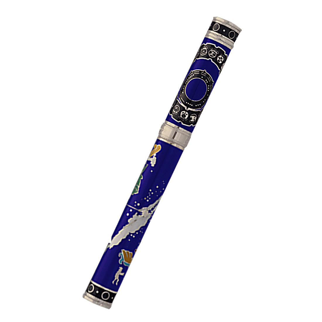 David Oscarson 2012 End of Days Rollerball Pen - Sapphire Blue - Pen Boutique Ltd