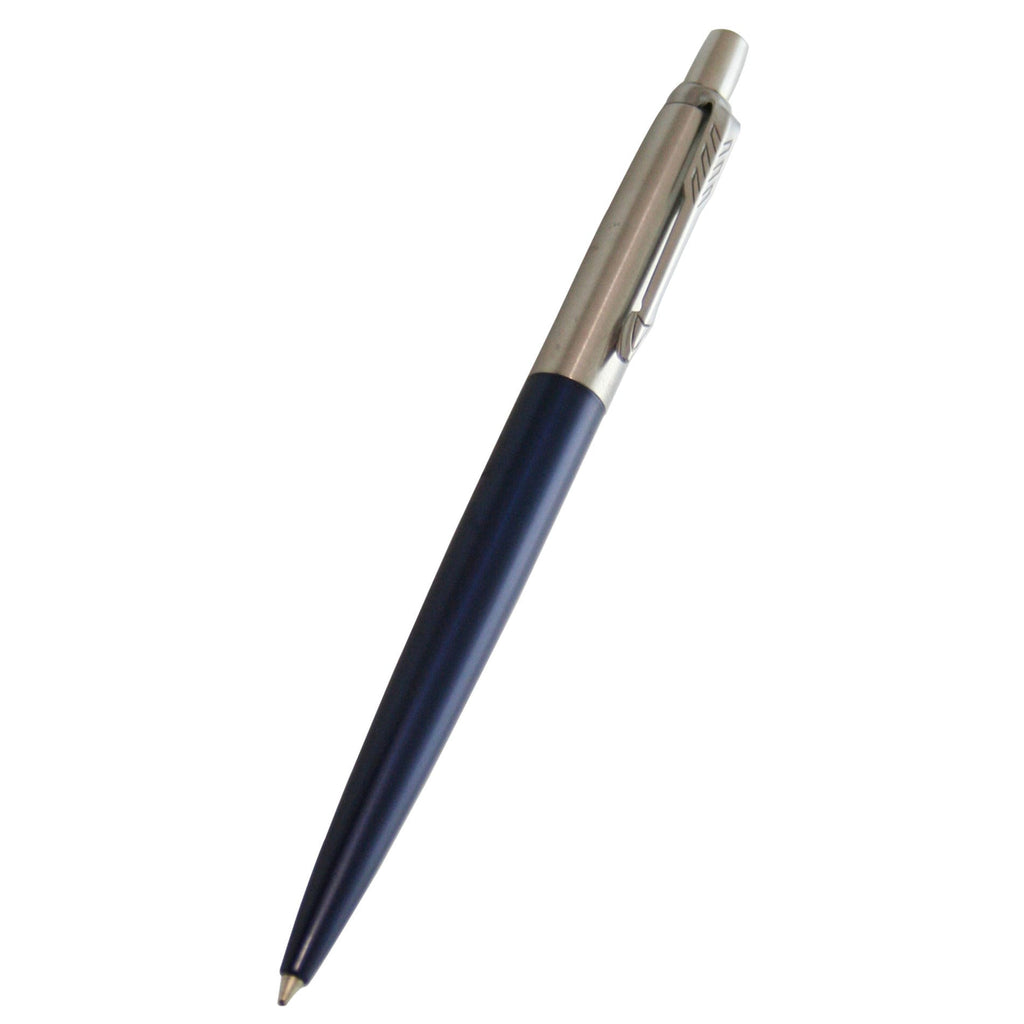 Parker Jotter Ballpoint Pen - Royal Blue - Chrome Trim - Pen Boutique Ltd