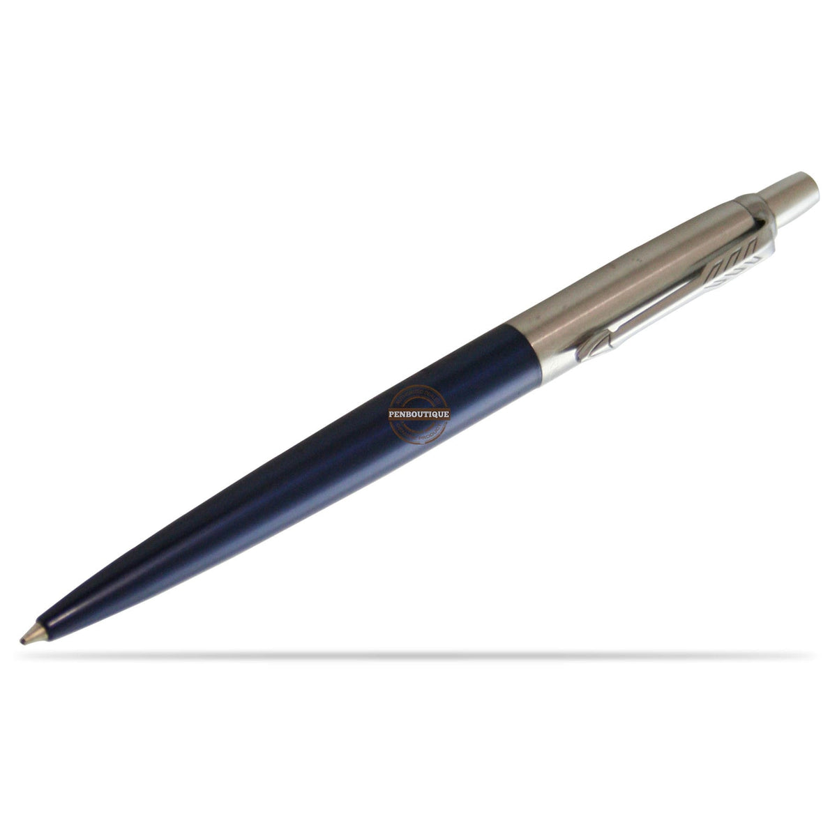 Parker Jotter Ballpoint Pen - Royal Blue - Chrome Trim - Pen Boutique Ltd