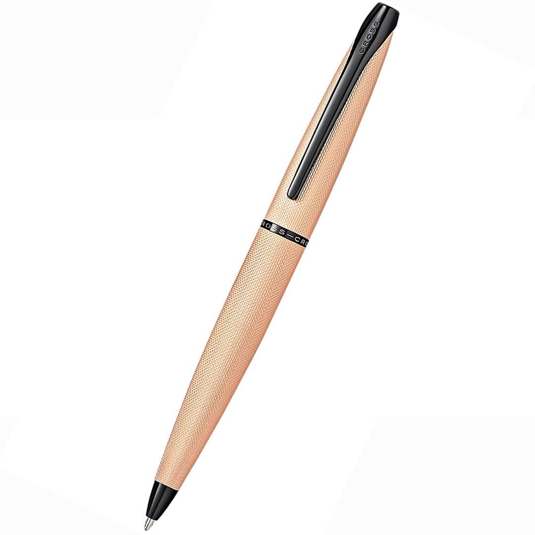 Cross ATX Ballpoint Pen - Brushed Rose Gold - Pen Boutique Ltd