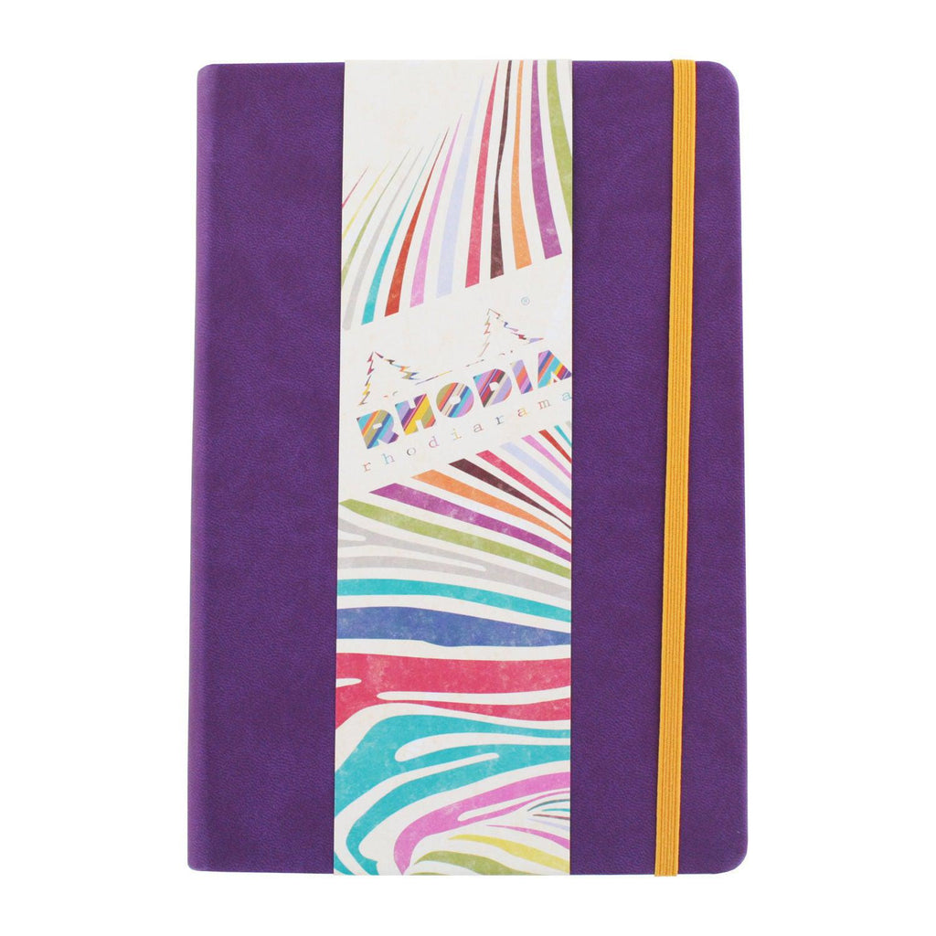Rhodia Rhodiarama Notebook Purple Lined A5 size - 6"x8.25" - Pen Boutique Ltd