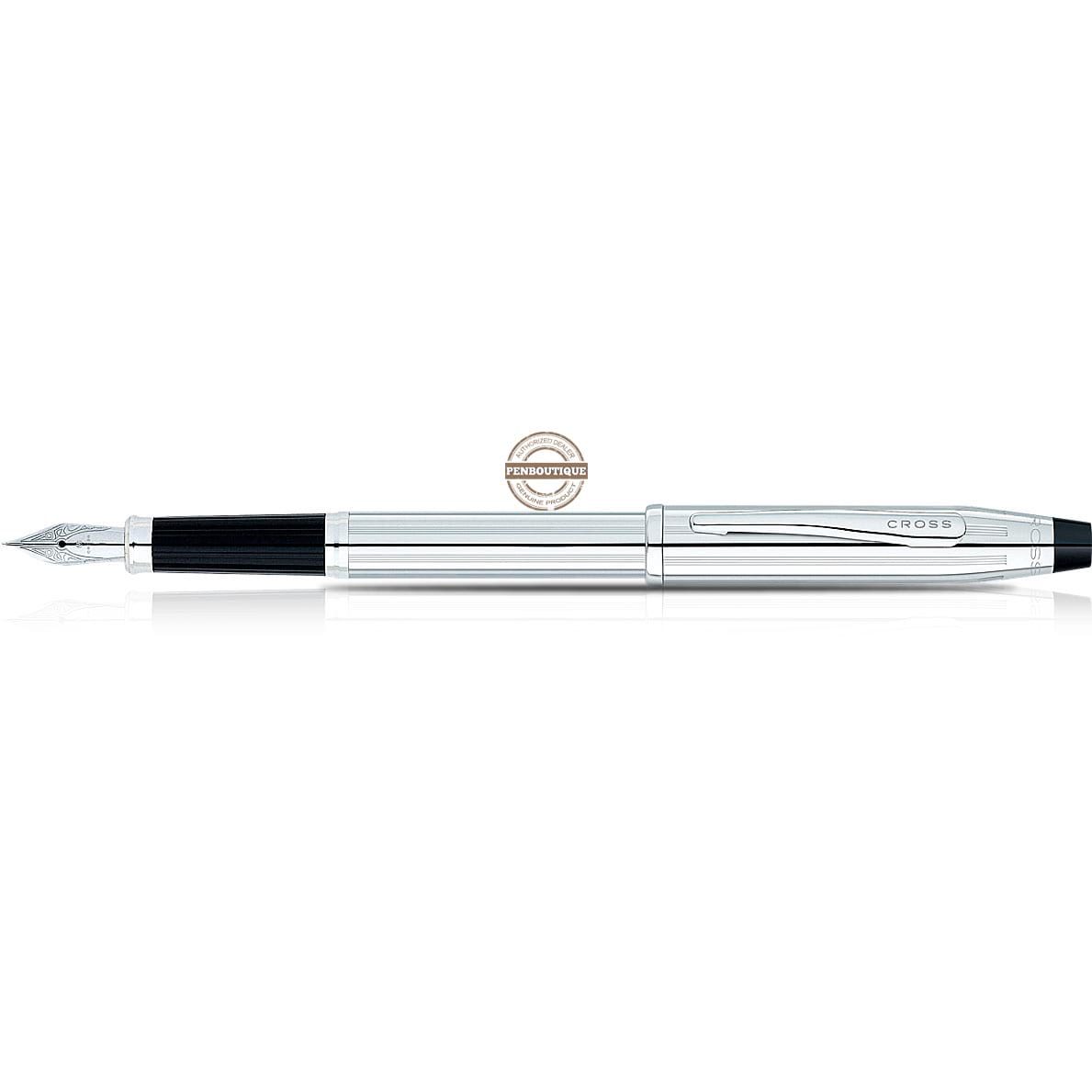 Cross Century II Fountain Pen - Lustrous Chrome - Pen Boutique Ltd