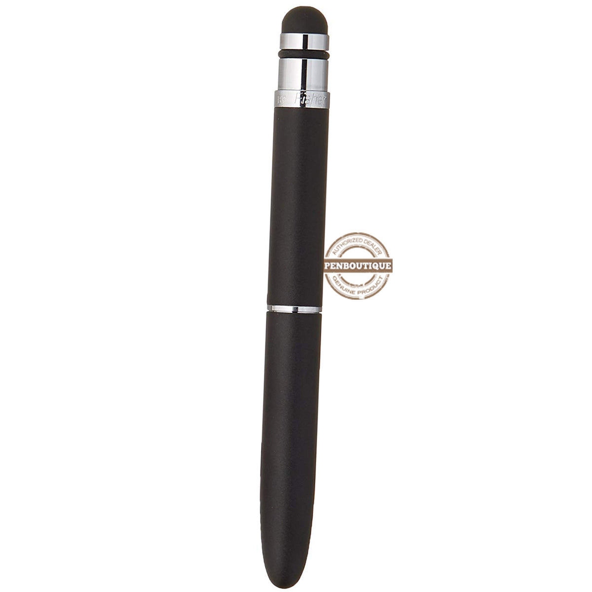 Fisher Matte Black Bullet Grip with Stylus Space Pen - Pen Boutique Ltd