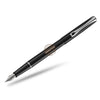 Diplomat Traveller Fountain Pen - Black Lacquer - Pen Boutique Ltd