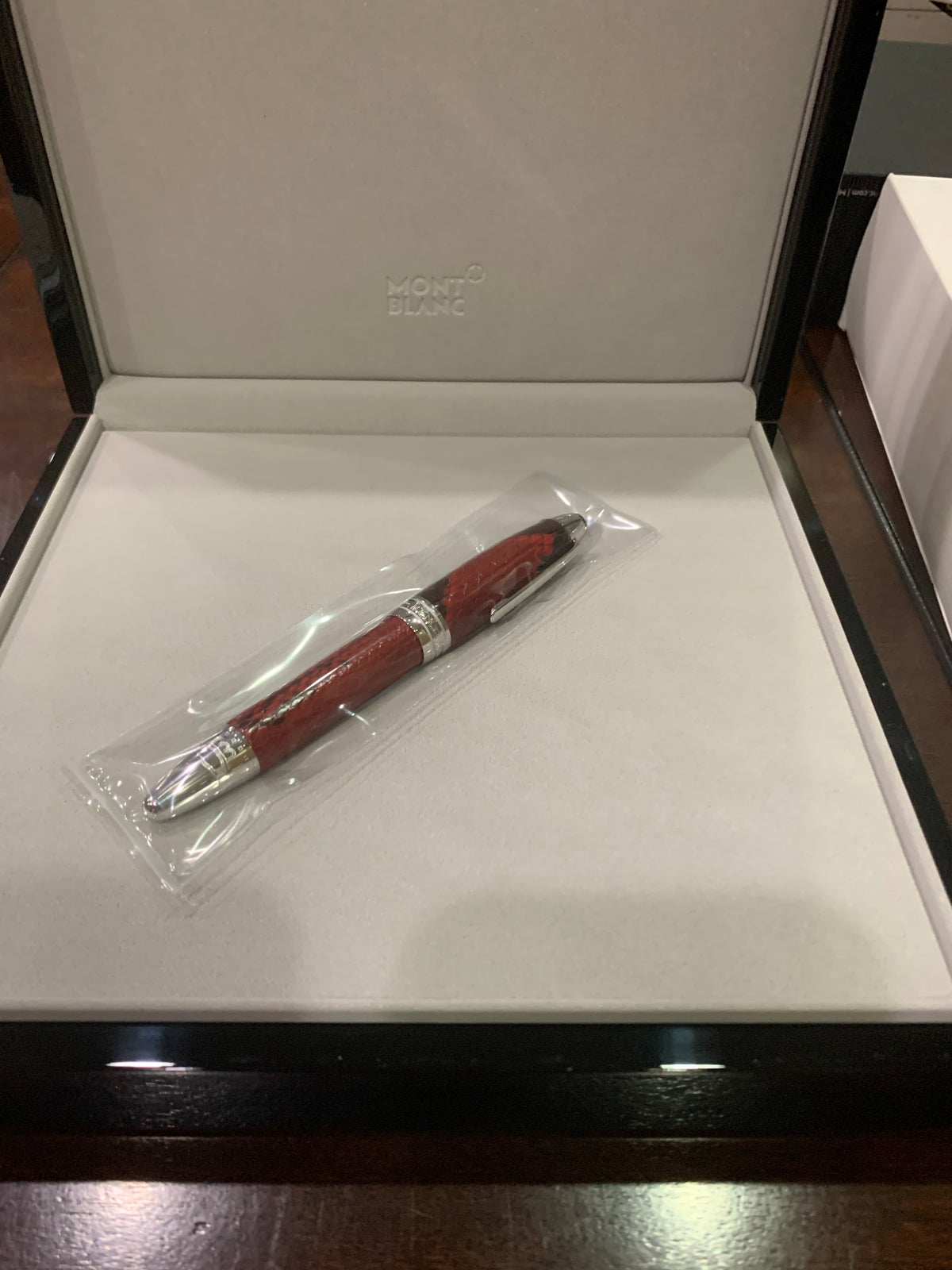 Montblanc Meisterstuck Fountain Pen - Great Masters - Python Leather - Pen Boutique Ltd
