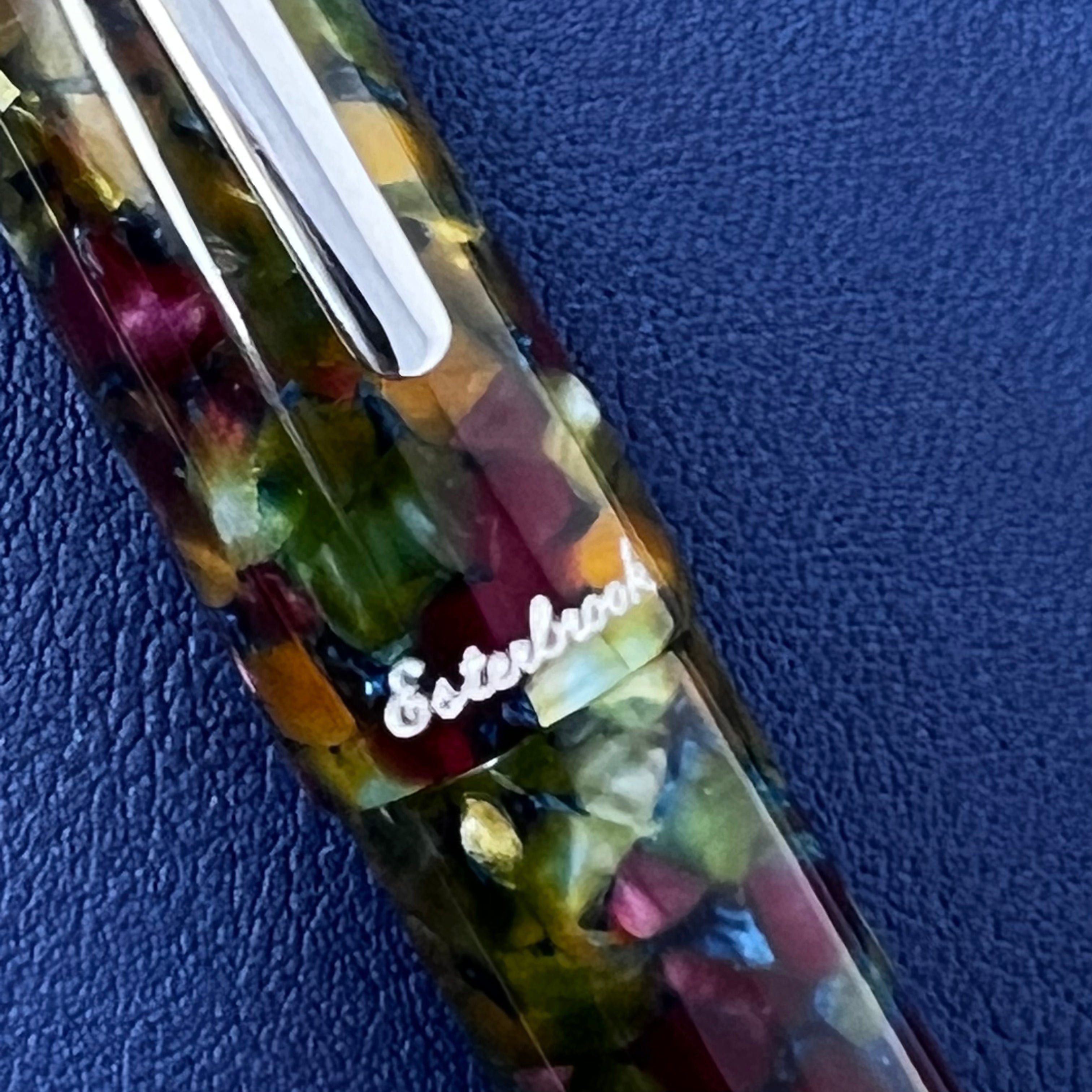Esterbrook Estie Fountain Pen - Botanical Garden - Palladium (Oversized)-Pen Boutique Ltd