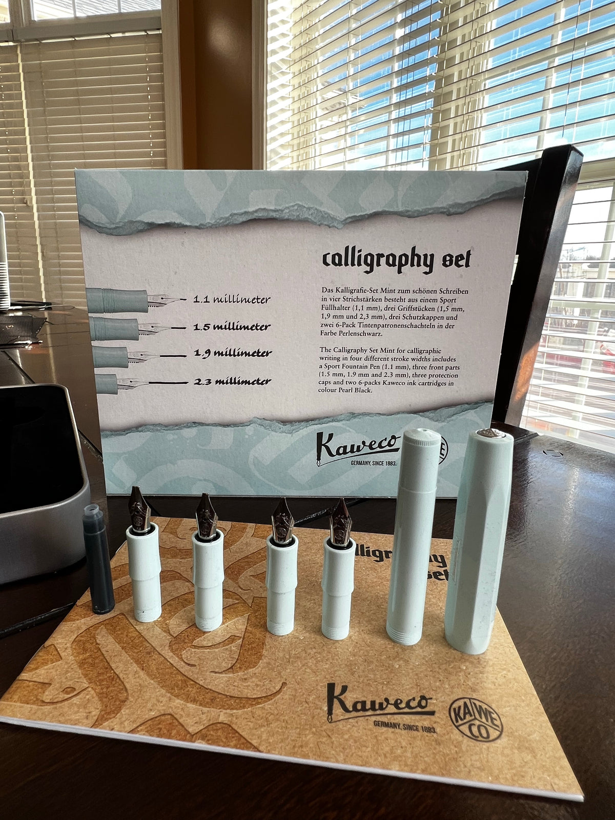 Kaweco Calligraphy Set - Mint (Deluxe) - Pen Boutique Ltd