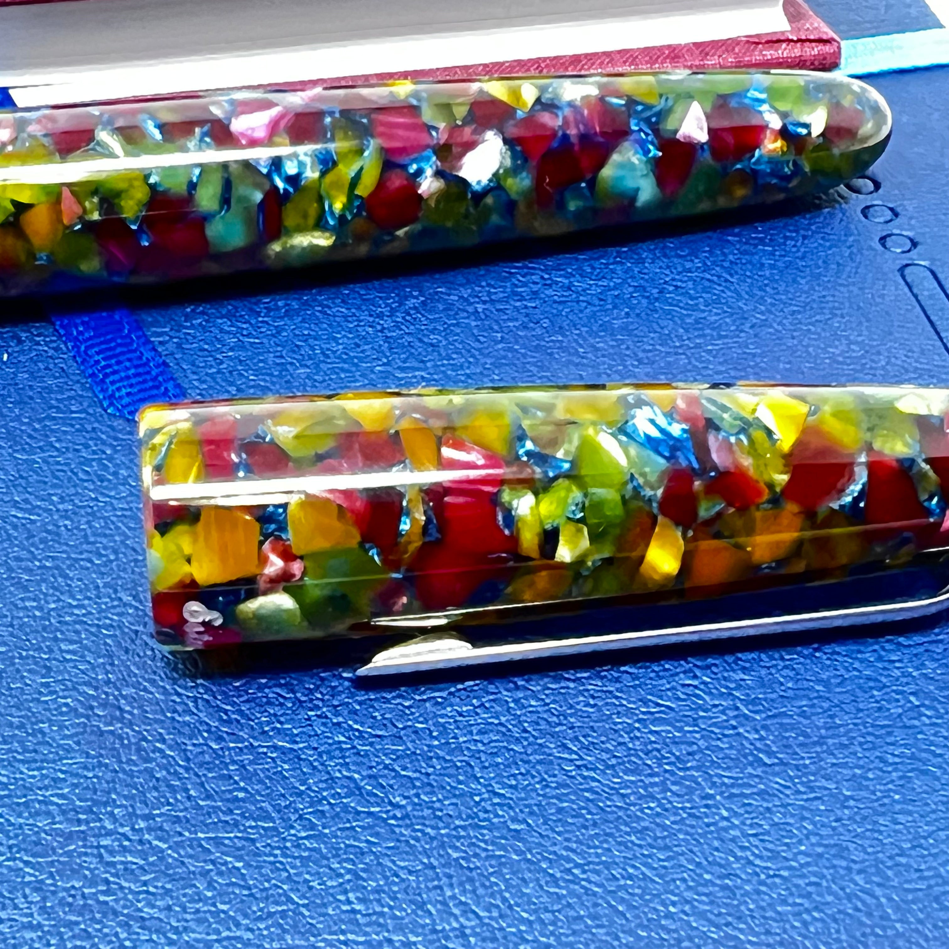 Esterbrook Estie Fountain Pen - Botanical Garden - Palladium (Oversized)-Pen Boutique Ltd