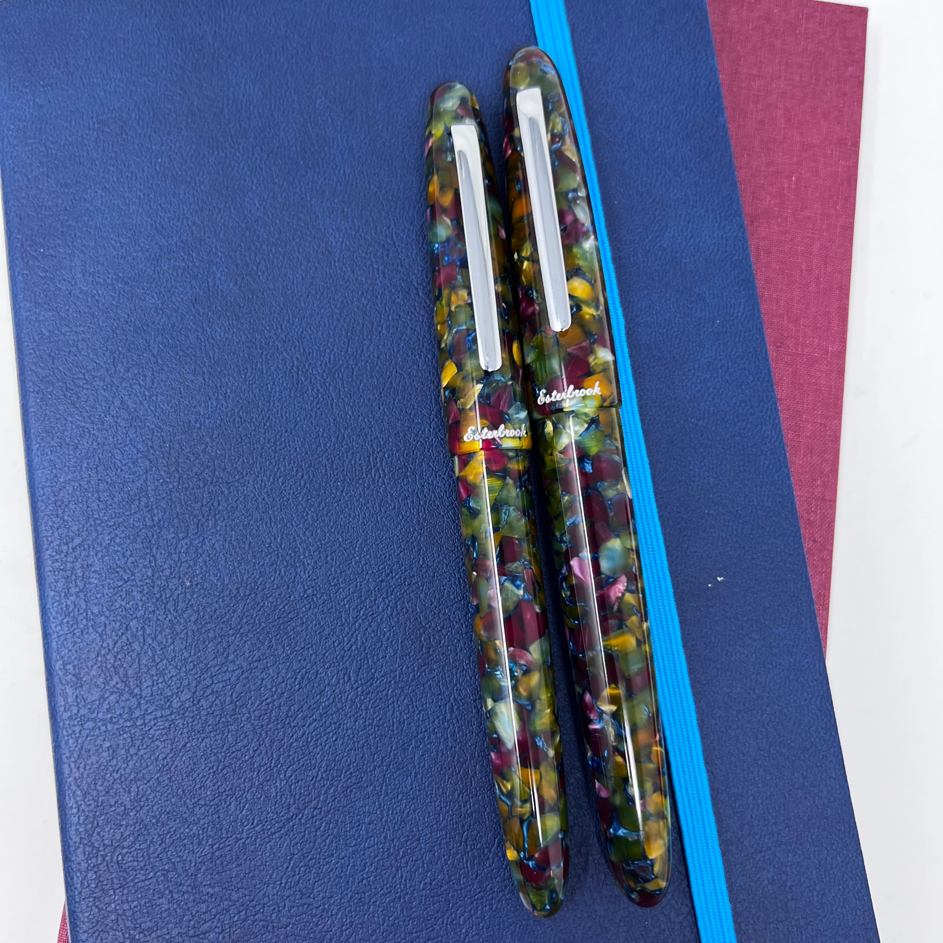 Esterbrook Estie Fountain Pen - Botanical Garden - Palladium (Oversized)-Pen Boutique Ltd