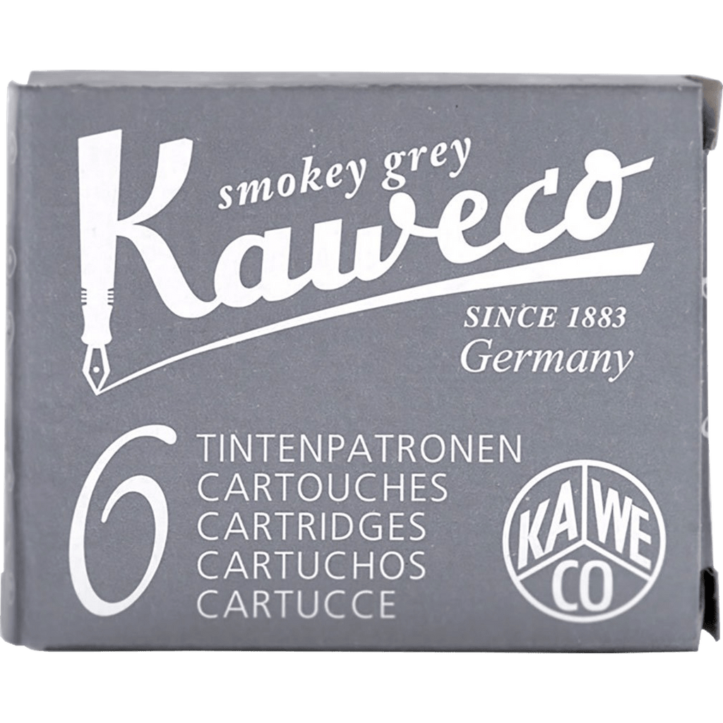 Kaweco Ink Cartridges - 6 pieces - Smokey Grey - Pen Boutique Ltd