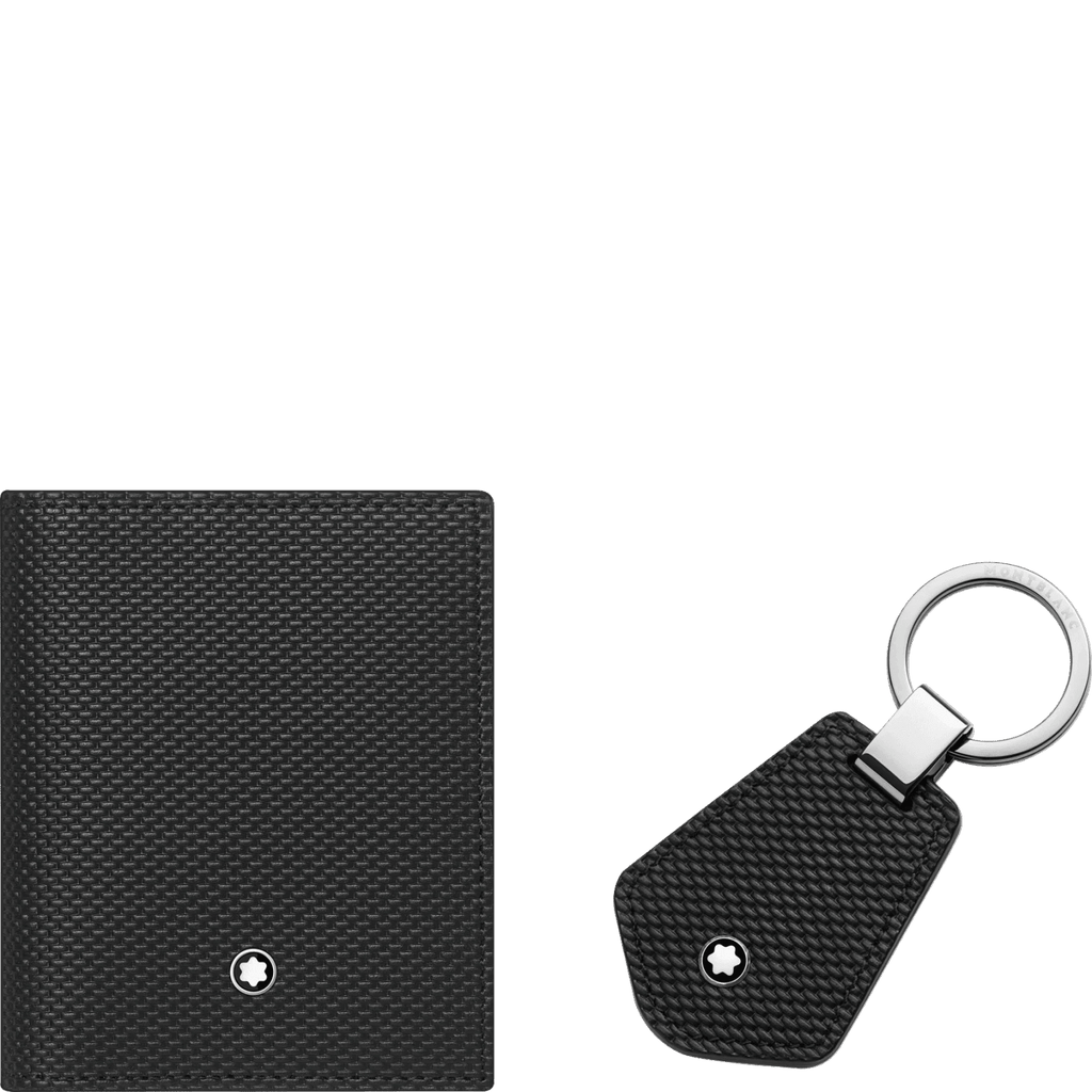 Montblanc Gift Set - Black (Business Card Holder & Key Fob) - Pen Boutique Ltd