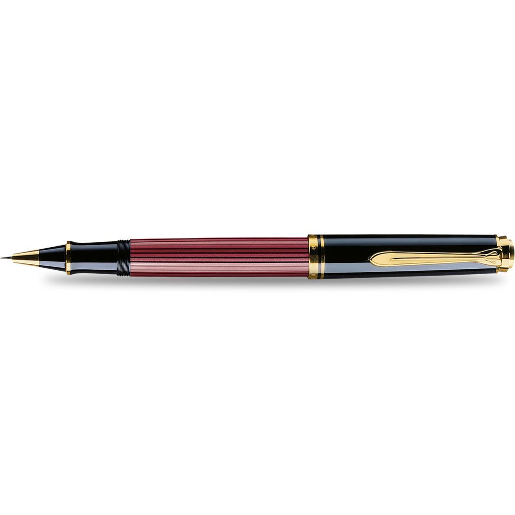 Pelikan Souveran Rollerball Pen - R400 Black/Red - Pen Boutique Ltd