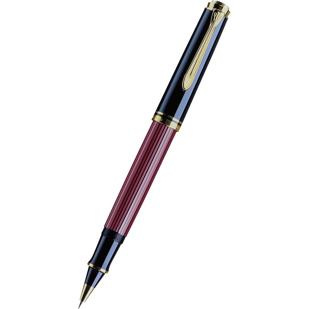 Pelikan Souveran Rollerball Pen - R400 Black/Red - Pen Boutique Ltd