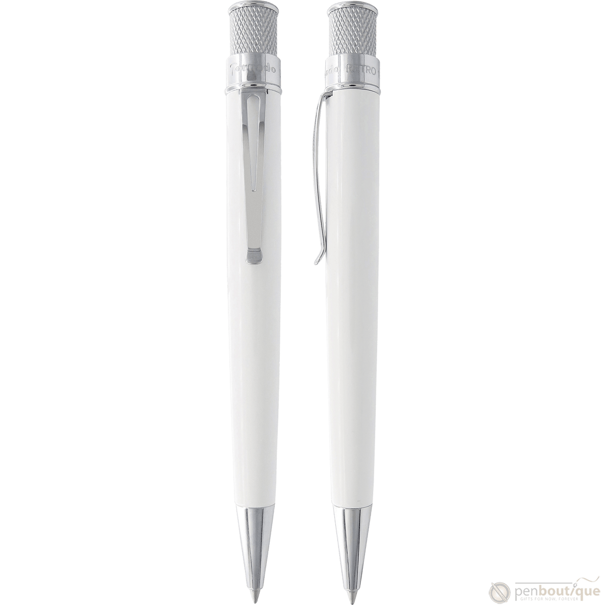 Retro 51 Tornado Rollerball Pen - Classic White - Pen Boutique Ltd