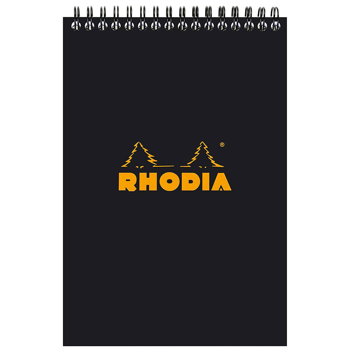 Rhodia Notepads Lined Black WB 6 X 8 1/4 - Pen Boutique Ltd
