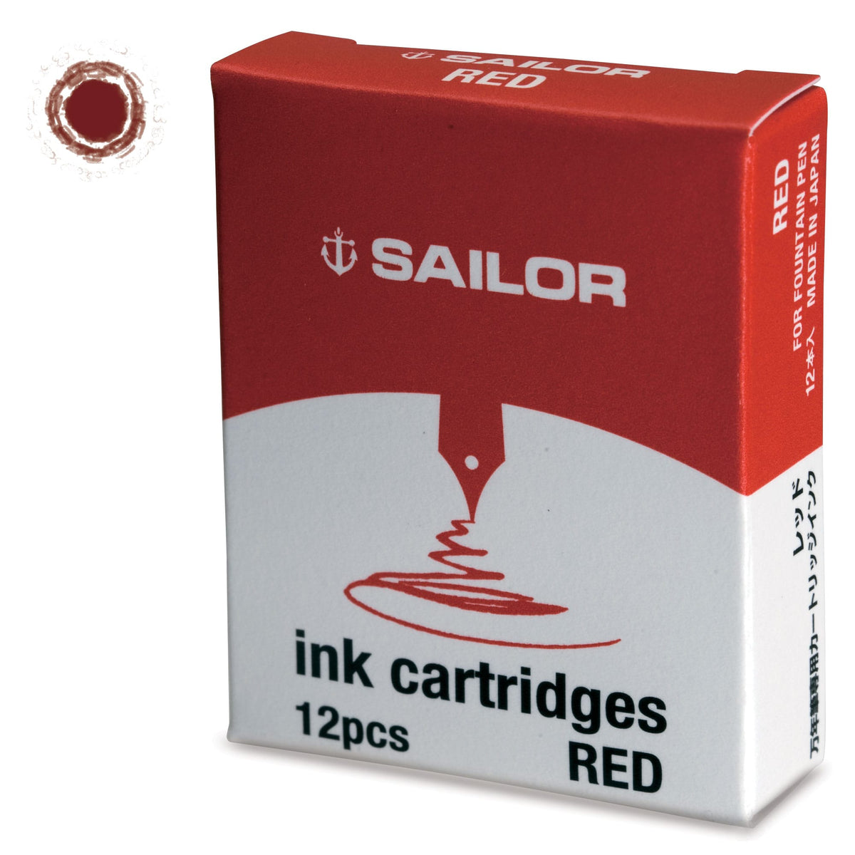 Sailor Red - Ink Cartridges - Pen Boutique Ltd