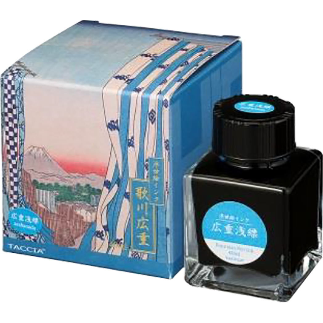 Taccia Ukiyo - e Ink Bottle - Hiroshige - Asahanada - 40 ml (Ver. 2) - Pen Boutique Ltd