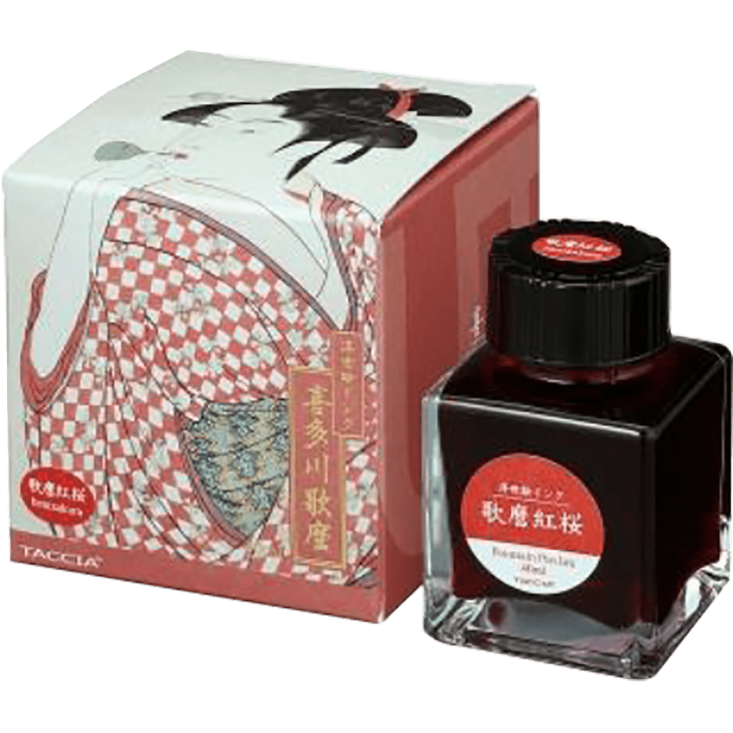 Taccia Ukiyo - e Ink Bottle - Utamaro - Benizakura - 40 ml (Ver. 2) - Pen Boutique Ltd