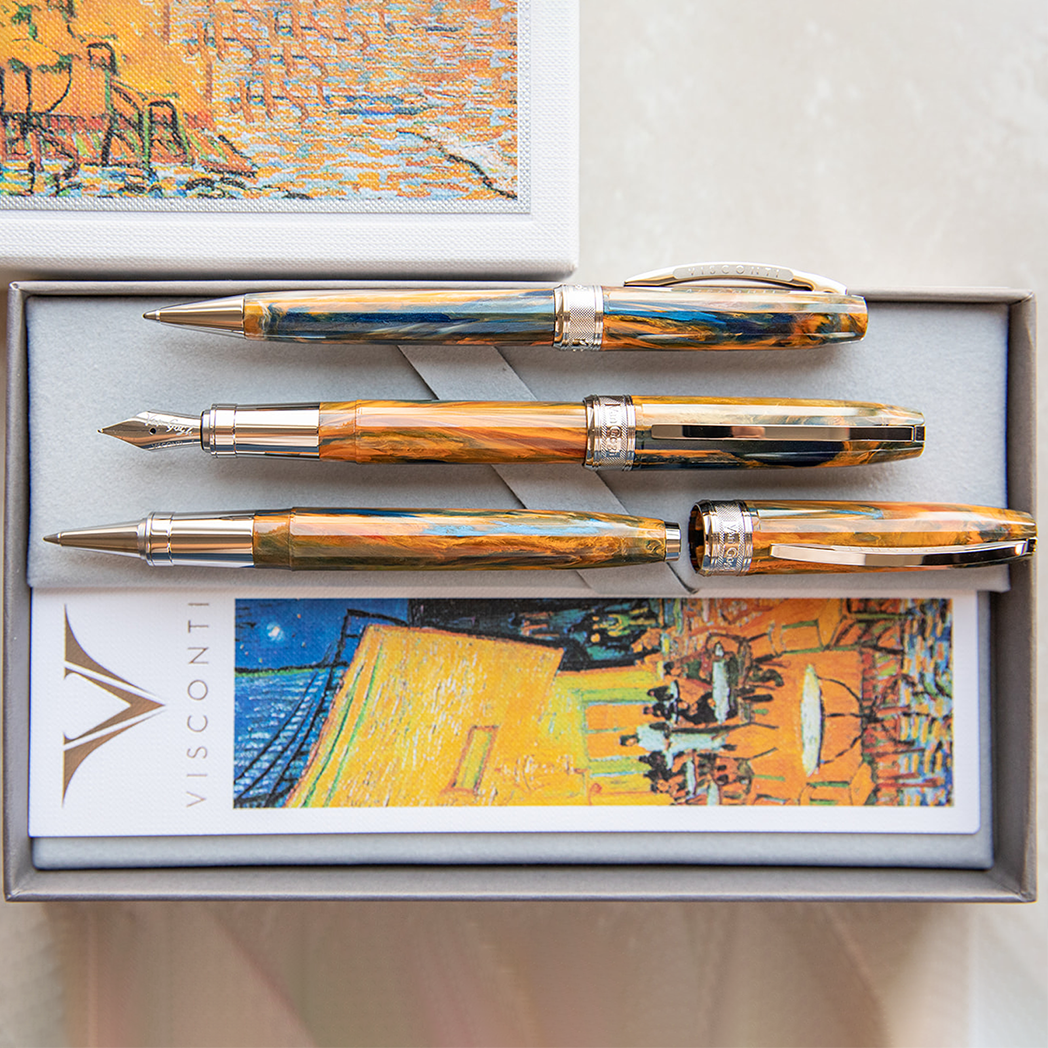 Visconti Van Gogh Rollerball Pen - Café Terrace at Night - Pen Boutique Ltd