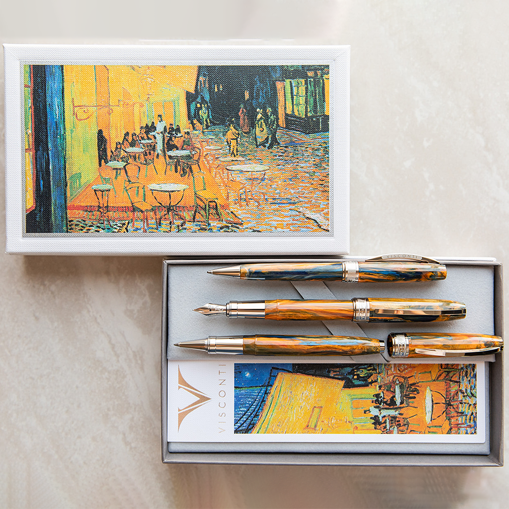 Visconti Van Gogh Rollerball Pen - Café Terrace at Night - Pen Boutique Ltd